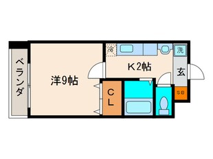 ハウスセゾン御所南の物件間取画像